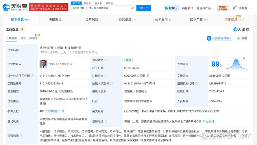地平线旗下上海科技公司增资至60亿 强化智能驾驶产业化布局，凸显本地化战略决心